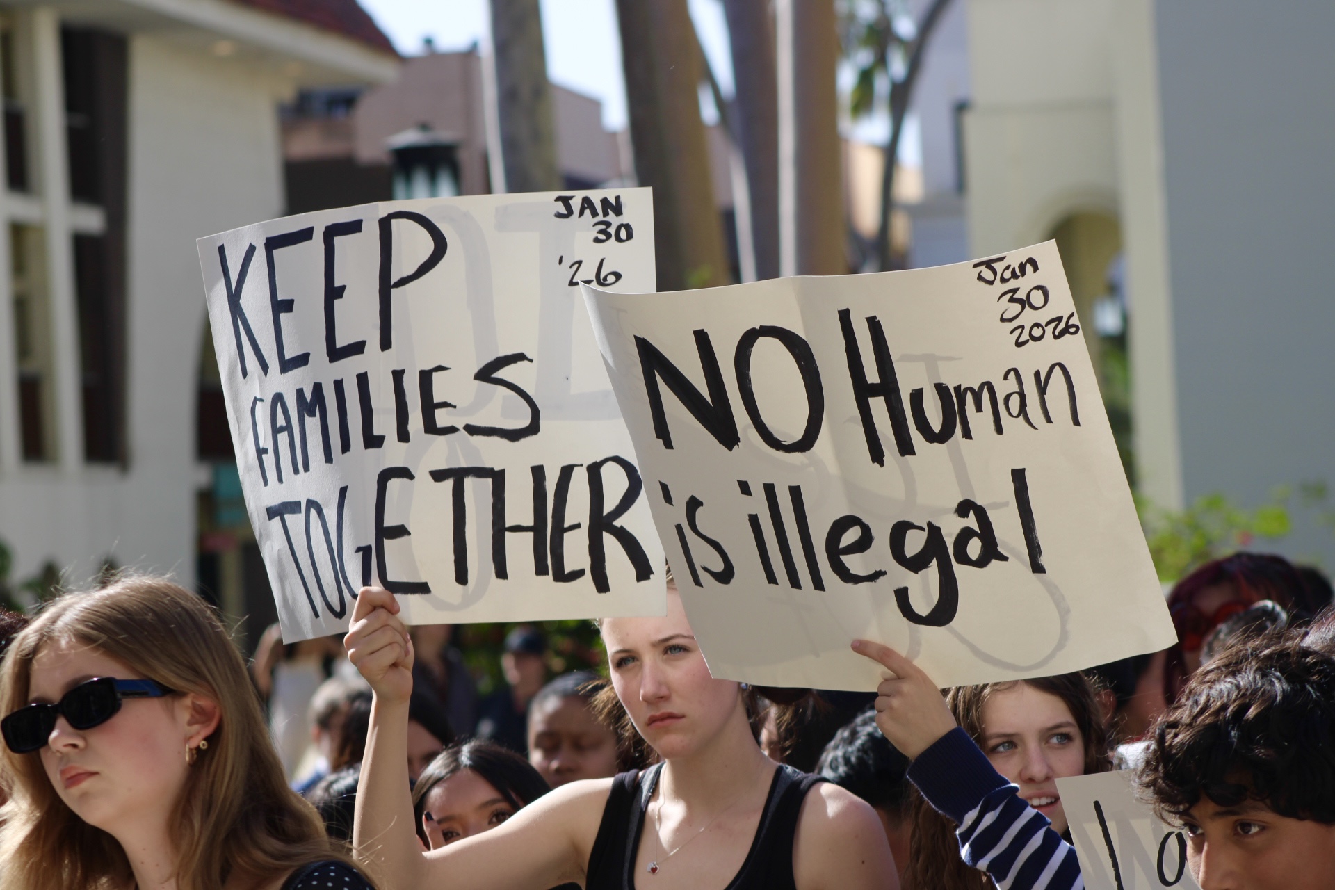 Students, elected officials, activists hold widespread demonstrations to protest ICE