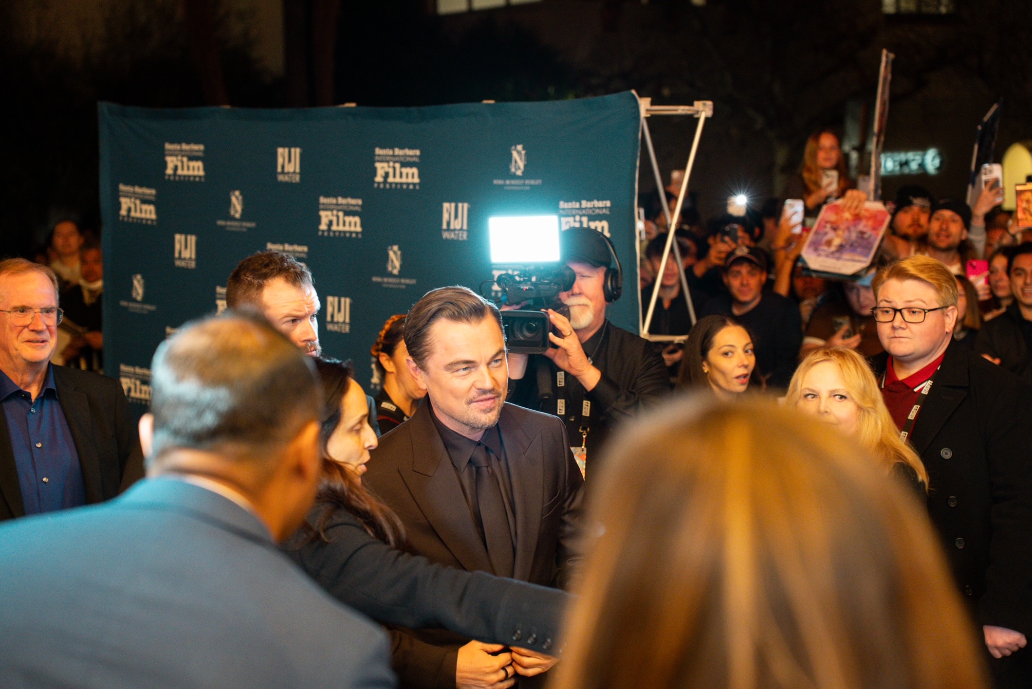 Leonardo DiCaprio, Sean Penn, Benicio Del Toro walk the red carpet at the Santa Barbara International Film Festival