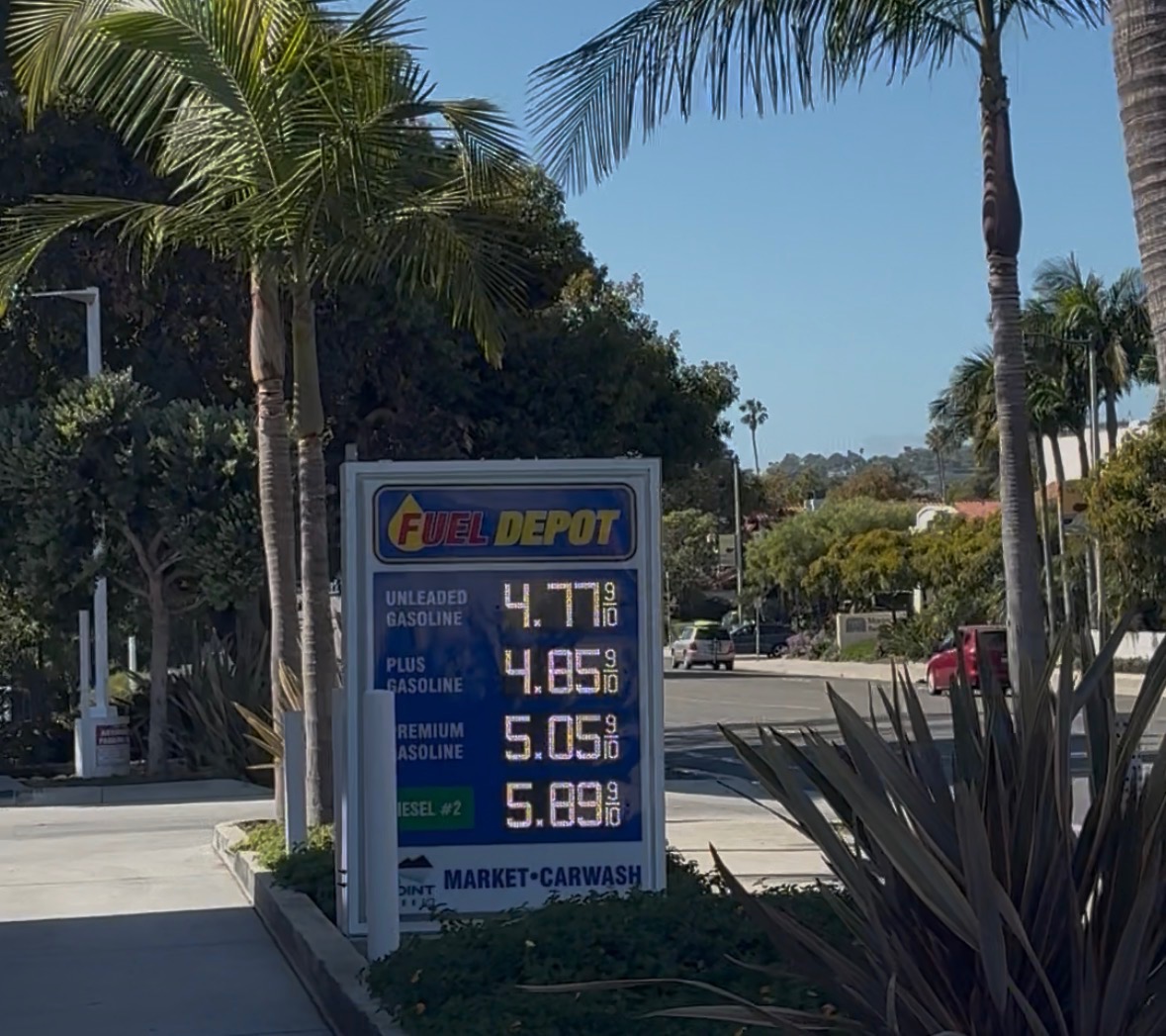 Gas Prices Santa Barbara California