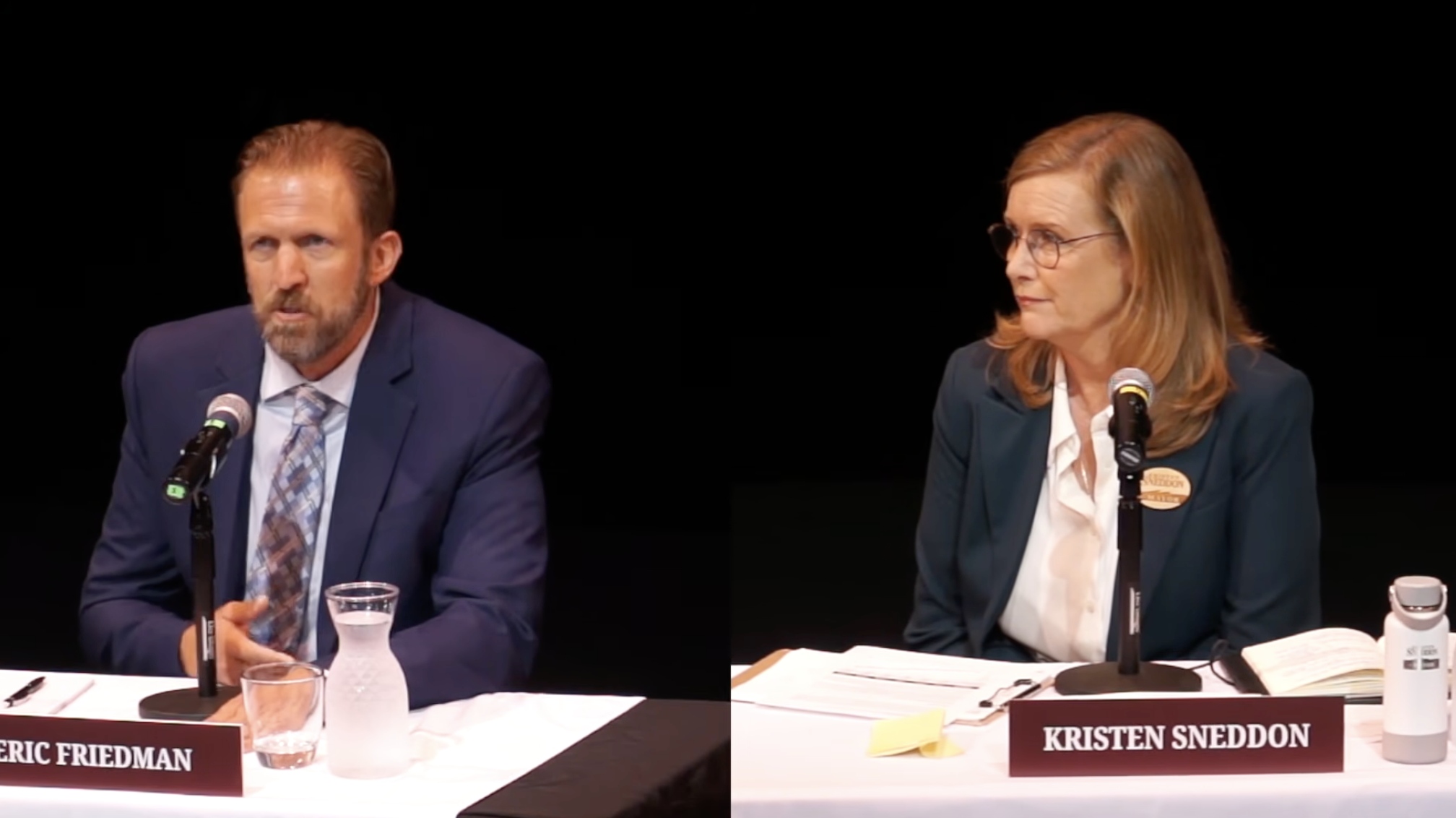 Watch the first mayoral debate with Eric Friedman, Wendy Sims-Moten and Kristen Sneddon